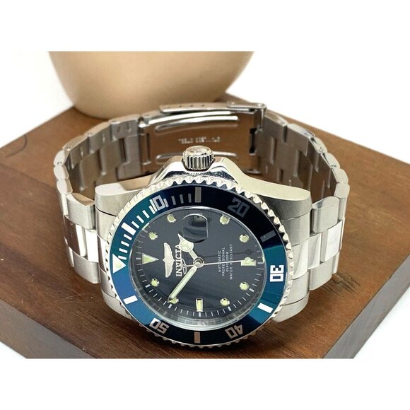 Invicta Men's Watch 36972 Pro Diver Automatic Blue Dial Silver Steel 44mm - Picture 6 of 11